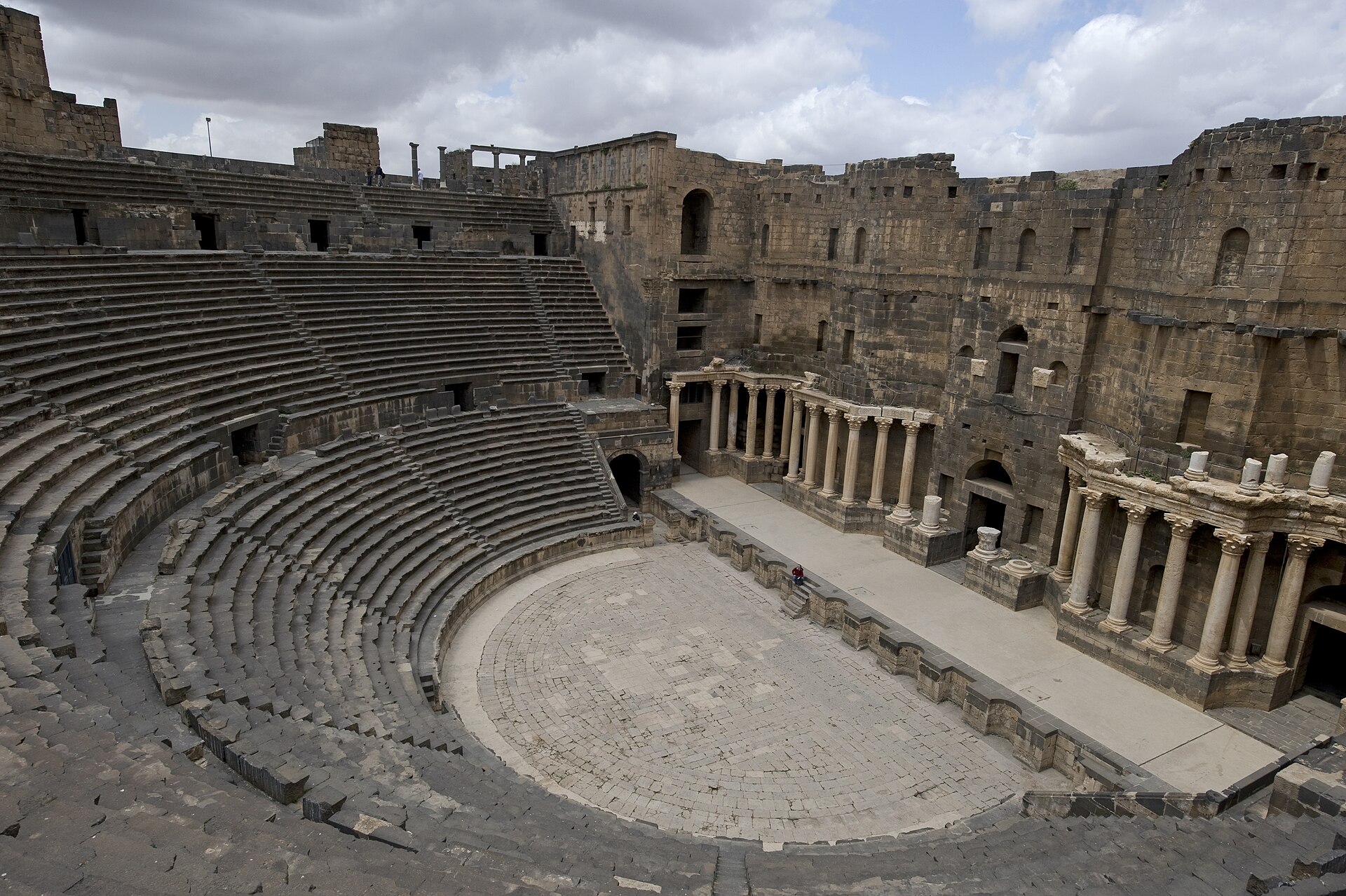 The Roman theatre of Bosra