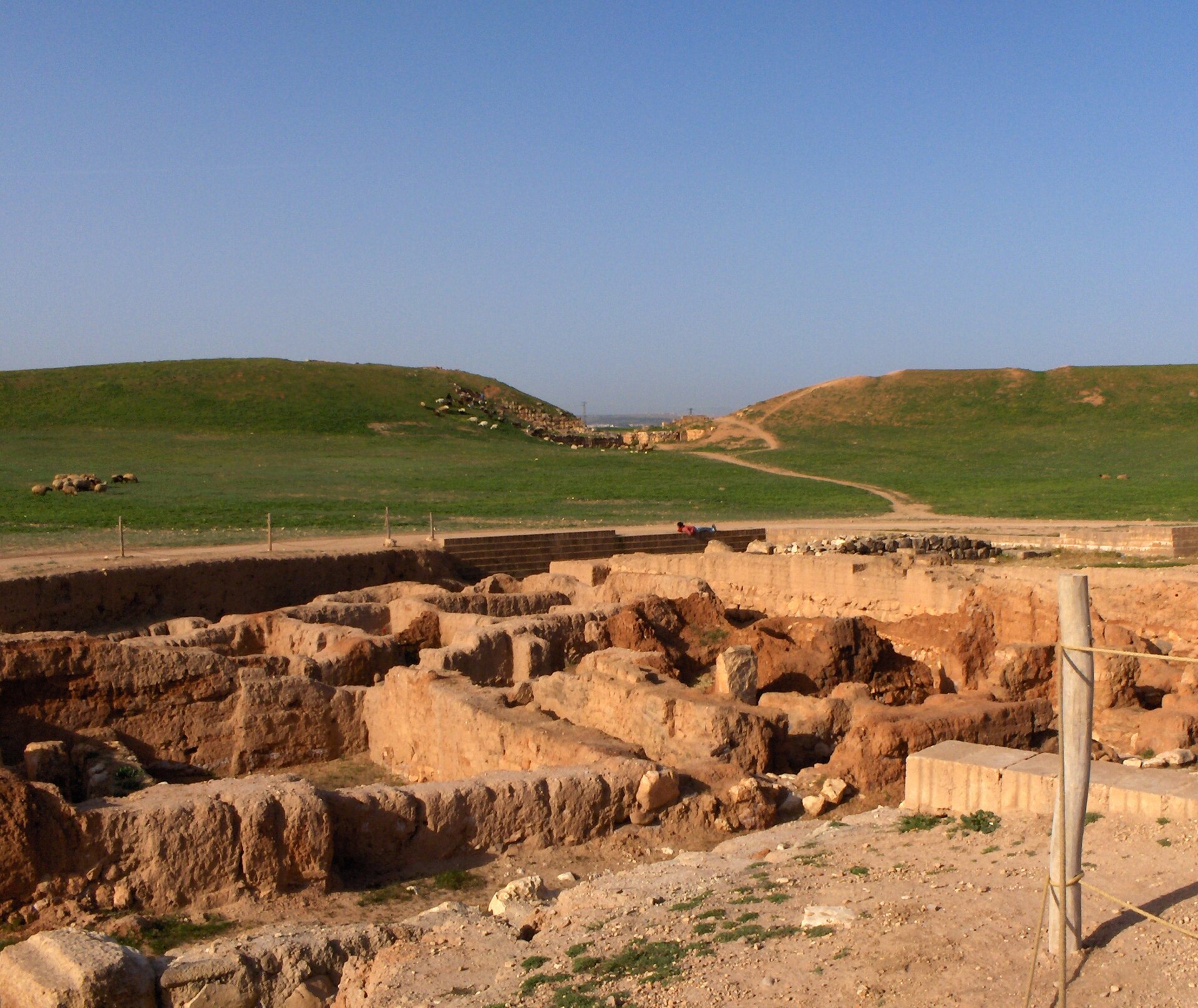 Excavated ruins of the ancient kingdom of Ebla